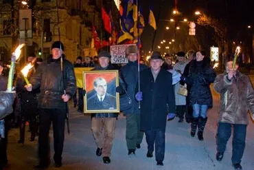 Київ урочисто відсвяткував 99-річчя Степана Бандери