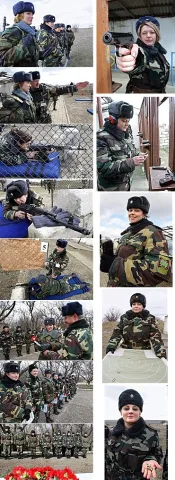 У Сімферополі жінки взяли участь у змаганнях зі стрільби