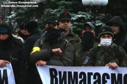 6 грудня, Луганськ. Марш проти нелегальних мігрантів 
