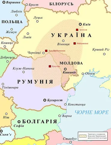 Географія поширення Трипільської археологічної культури