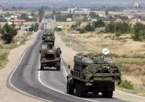 Чергова колона РФ. Вже ніхто нічого не приховує