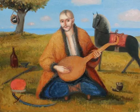 Козак Мамай - безсмертний українець (художник Катерина Косьяненко)