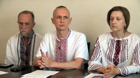 Професор Володимир Самотий, Ігор Каганець та Ірина Чорна 