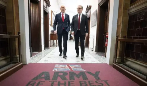 Кейр Стармер (праворуч) і Джон Гілі
