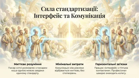 Метафора стандартної горизонтальної взаємодії між демосами