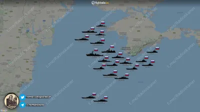 Російський флот у морі