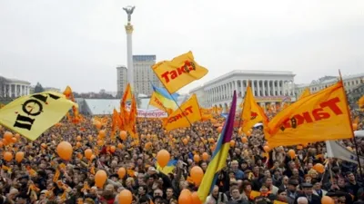Будівництво памятника В. Чорноволу 