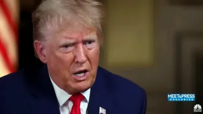 Дональд Трамп під час інтерв'ю 17 вересня 2023 року