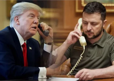 Дональд Трамп і Володимир Зеленський