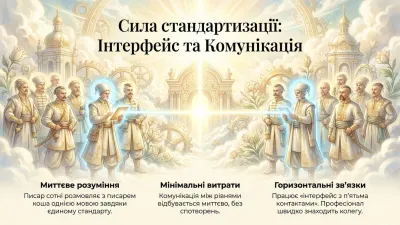 Метафора стандартної горизонтальної взаємодії між демосами
