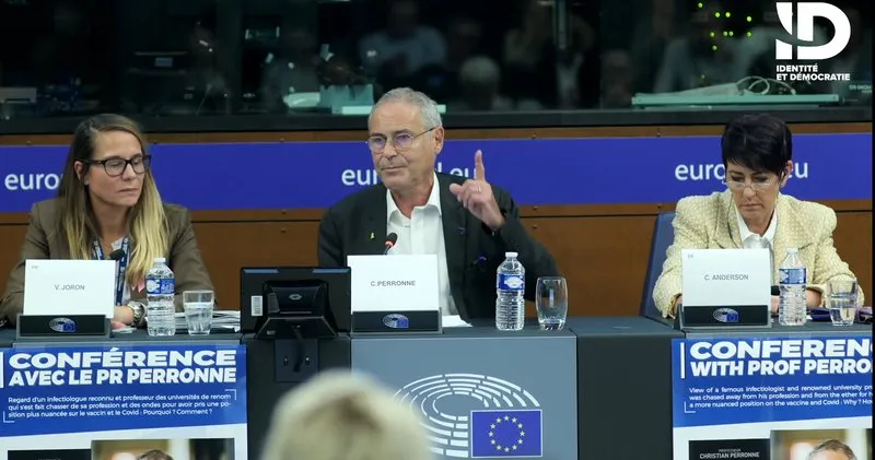 Лекція професора Перрона в Європейському парламенті в Страсбурзі